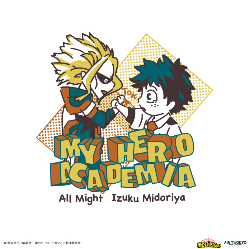 (Goods - Shirt) My Hero Academia Season 4 Scene Art Sweatshirt 1 (Izuku Midoriya & All Might)