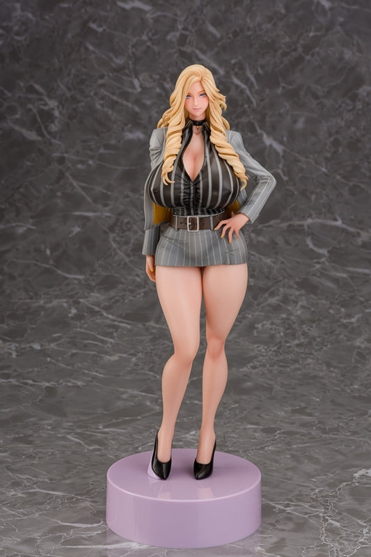 (Bishojo Figure) Gal Ane Shachou to Harem Office Nishigori Ai (Grey Suit Ver.) Wholesome Ver. 1/7 Complete Figure