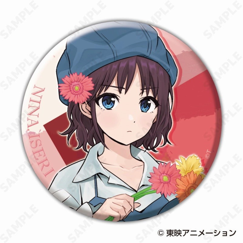 (1BOX=10)(Goods - Badge) Girls Band Cry Trading Button Badge - denim style (animate Bonus: Badge)