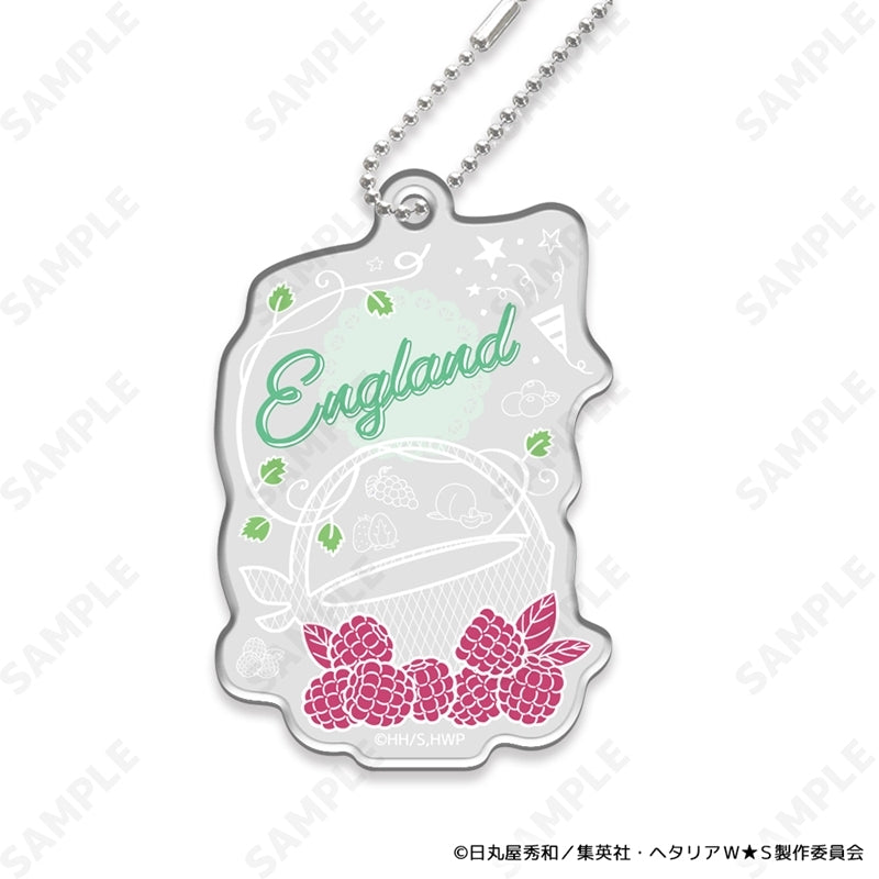 (1BOX=8)(Goods - Charm) Hetalia World★Stars ~Fruit Party~ Trading Name Charm