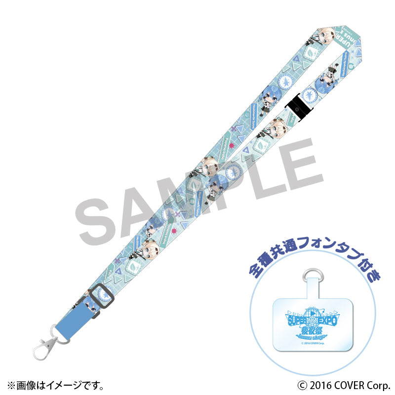 (Goods - Strap) Hololive - hololive SUPER EXPO 2025 After Party ~bonus stage~ Smartphone Strap Hoshimachi Suisei & Kazama Iroha