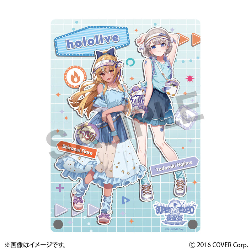 (Goods - Ornament) Hololive - hololive SUPER EXPO 2025 After Party ~bonus stage~ A5 Acrylic Panel Shiranui Flare & Todoroki Hajime