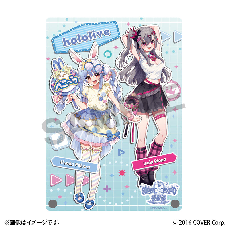 (Goods - Ornament) Hololive - hololive SUPER EXPO 2025 After Party ~bonus stage~ A5 Acrylic Panel Usada Pekora & Isaki Riona