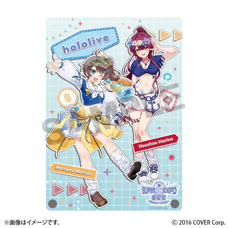 (Goods - Ornament) Hololive - hololive SUPER EXPO 2025 After Party ~bonus stage~ A5 Acrylic Panel Natsuiro Matsuri & Houshou Marine