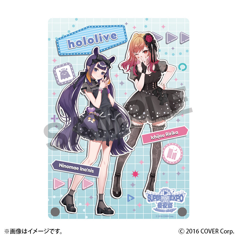 (Goods - Ornament) Hololive - hololive SUPER EXPO 2025 After Party ~bonus stage~ A5 Acrylic Panel Ninomae Ina'nis & Ichijou Ririka