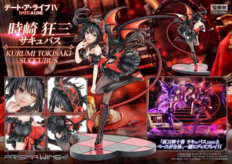 (Bishojo Figure) PRISMA WING Date A Live Kurumi Tokisaki Succubus 1/7 Complete Figure