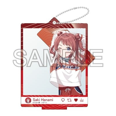 (Goods - Acrylic Stand) Gakuen iDOLM@STER Selfie Style Acrylic Stand - Saki Hanami Training Clothes Ver.