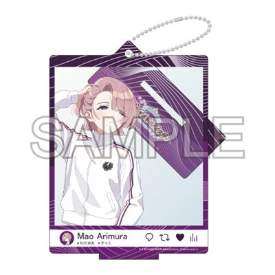 (Goods - Acrylic Stand) Gakuen iDOLM@STER Selfie Style Acrylic Stand - Mao Arimura Training Clothes Ver.