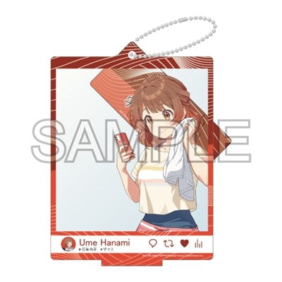 (Goods - Acrylic Stand) Gakuen iDOLM@STER Selfie Style Acrylic Stand - Ume Hanami Training Clothes Ver.