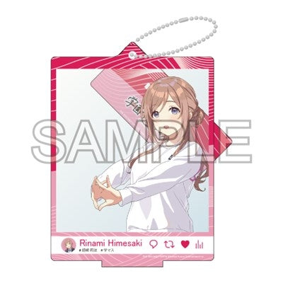 (Goods - Acrylic Stand) Gakuen iDOLM@STER Selfie Style Acrylic Stand - Rinami Himesaki Training Clothes Ver.