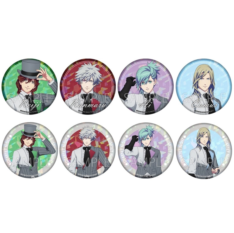 (1BOX=8)(Goods - Badge) Uta no Prince-sama the Movie TABOO NIGHT XXXX Trading Holographic Button Badge