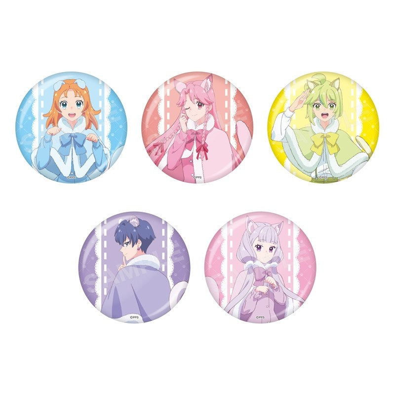 (1BOX=10)(Goods - Badge) Princession Orchestra Animal Ears ver. Button Badge & Holographic Button Badge/01 (10 Types)
