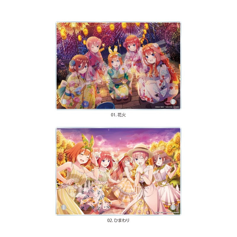 (Goods - Board ) The Quintessential Quintuplets The Quintuplets Can't Divide the Puzzle Into Five Equal Parts Acrylic Board - Techniques - /01 Fireworks