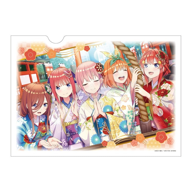 (Goods - File) The Quintessential Quintuplets The Quintuplets Can't Divide the Puzzle Into Five Equal Parts Washi Paper File /01 New Year's