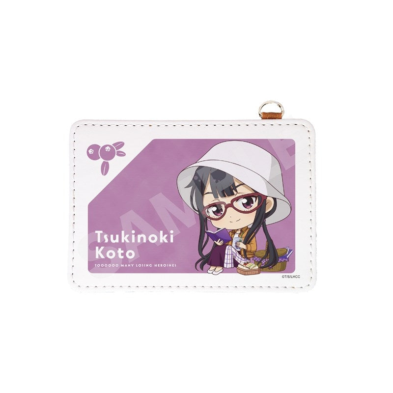 (Goods - Pass Case) Too Many Losing Heroines! Leather Pass Case /06 Koto Tsukinoki