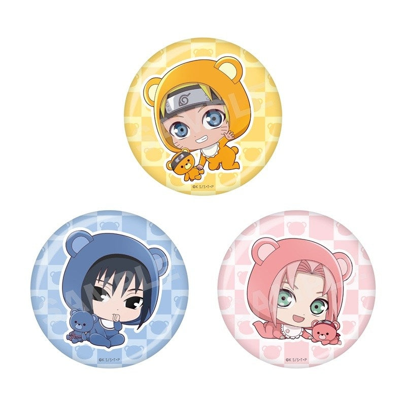 (1BOX=6)(Goods - Badge) NARUTO Shippuden Babume Button Badge - 01 (6 Types Total)