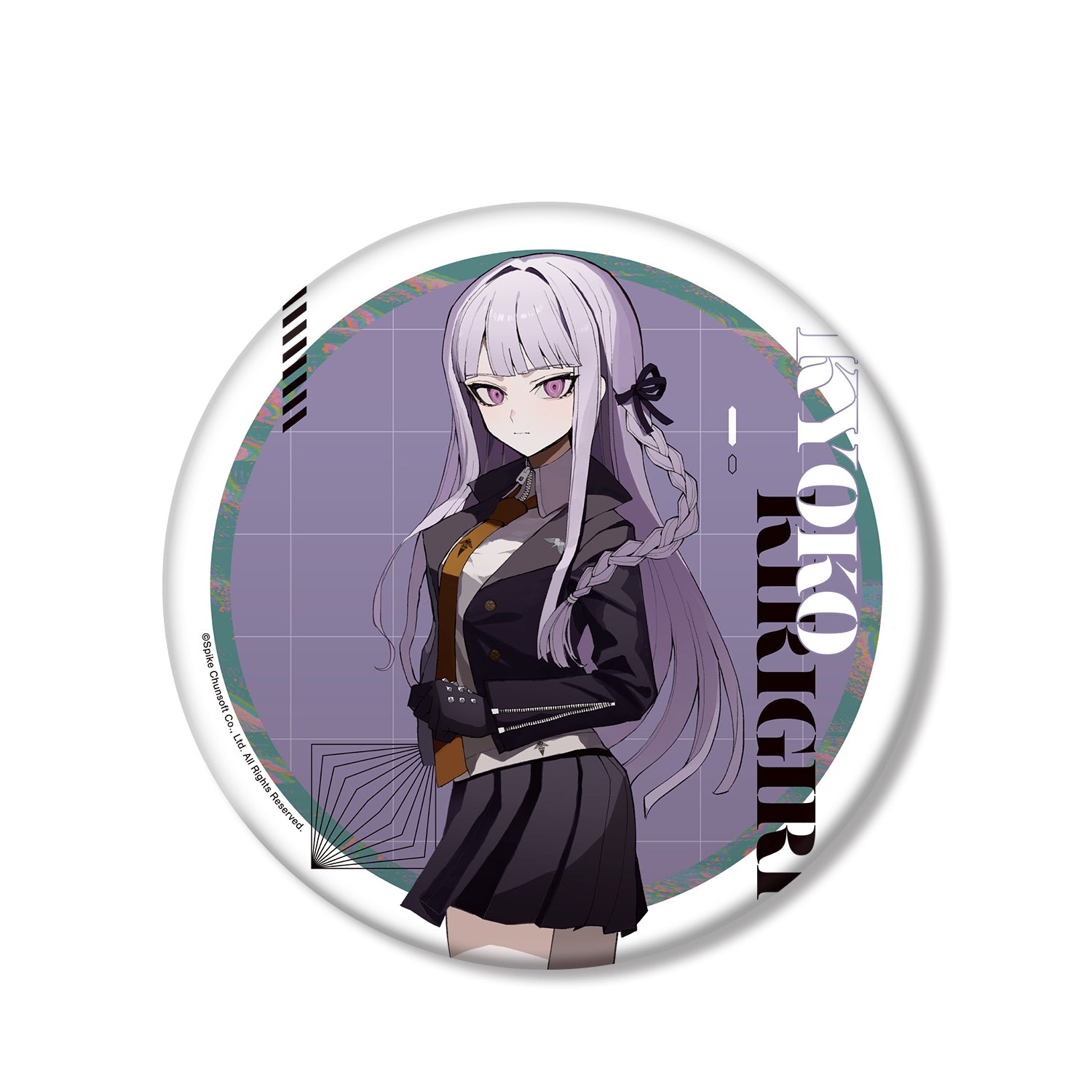(Goods - Badge) Danganronpa Series Exclusive Art Kyoko Kirigiri Art by sakusya2 BIG Button Badge