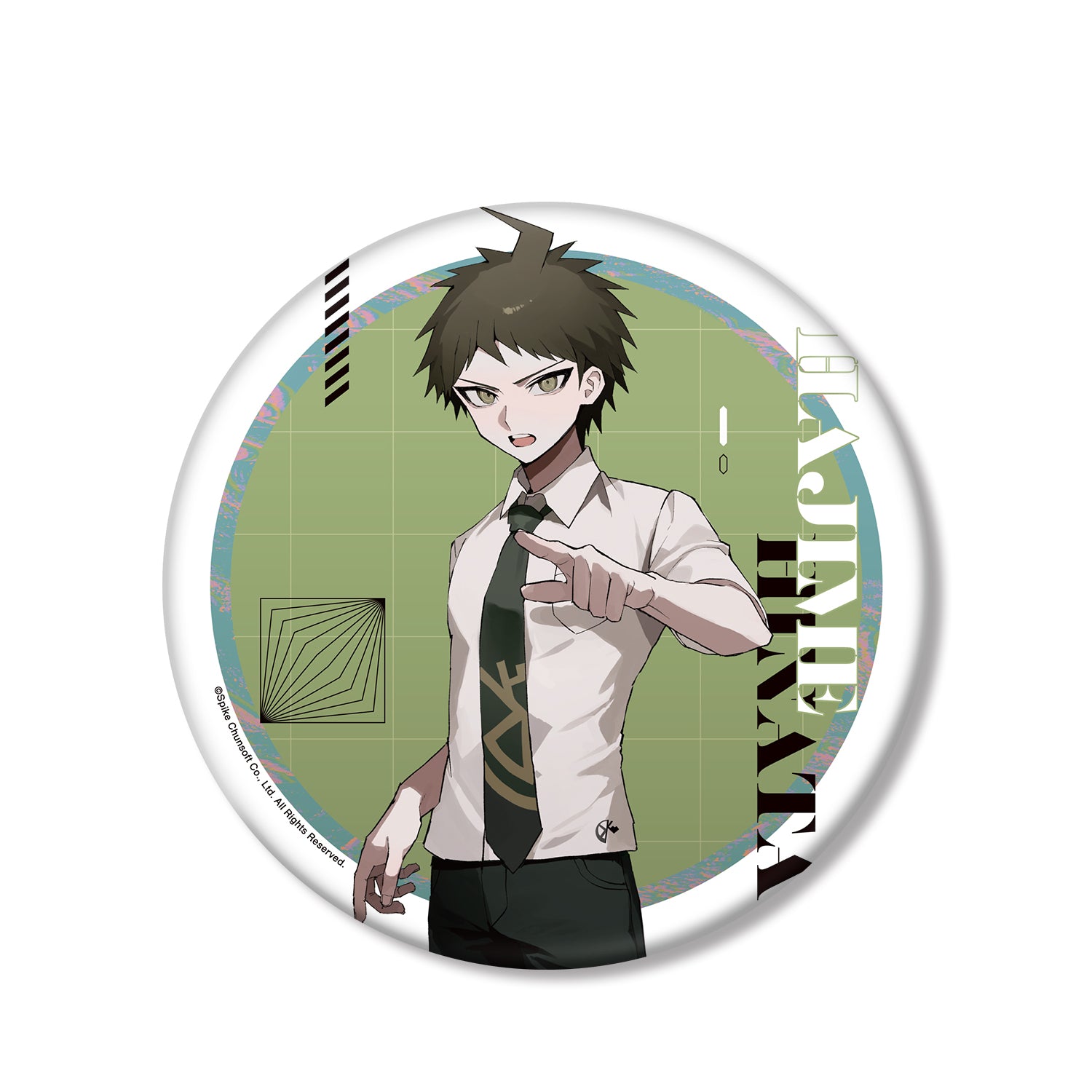 (Goods - Badge) Danganronpa Series Exclusive Art Hajime Hinata Art by sakusya2 BIG Button Badge