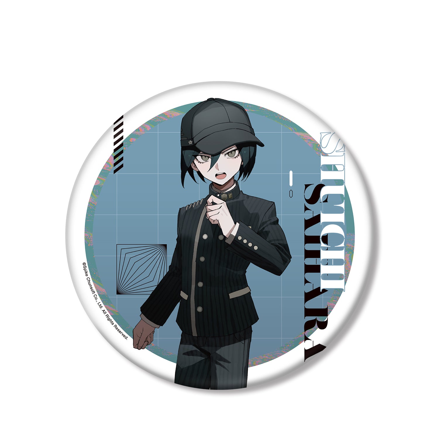 (Goods - Badge) Danganronpa Series Exclusive Art Shuichi Saihara Art by sakusya2 BIG Button Badge