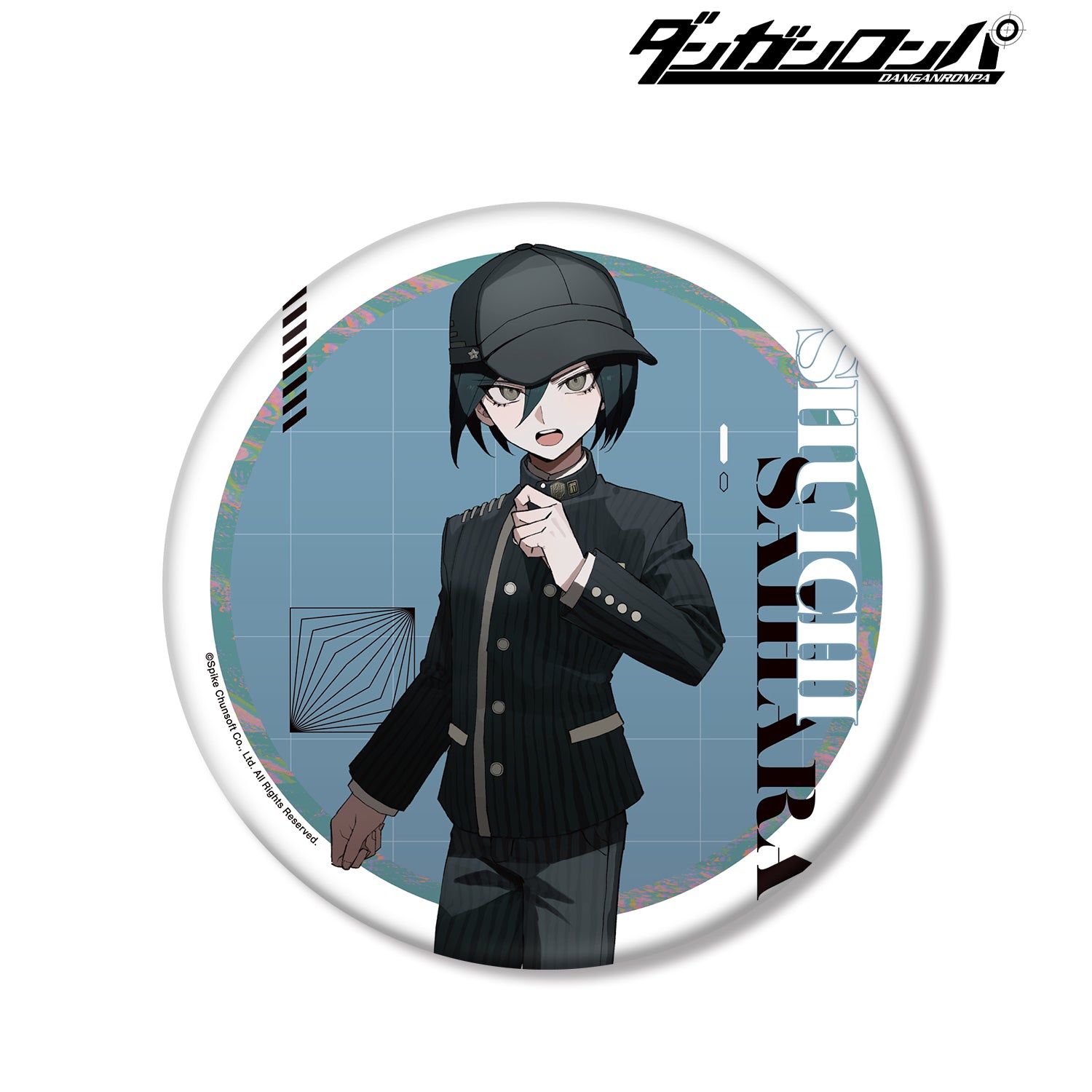 (Goods - Badge) Danganronpa Series Exclusive Art Shuichi Saihara Art by sakusya2 BIG Button Badge