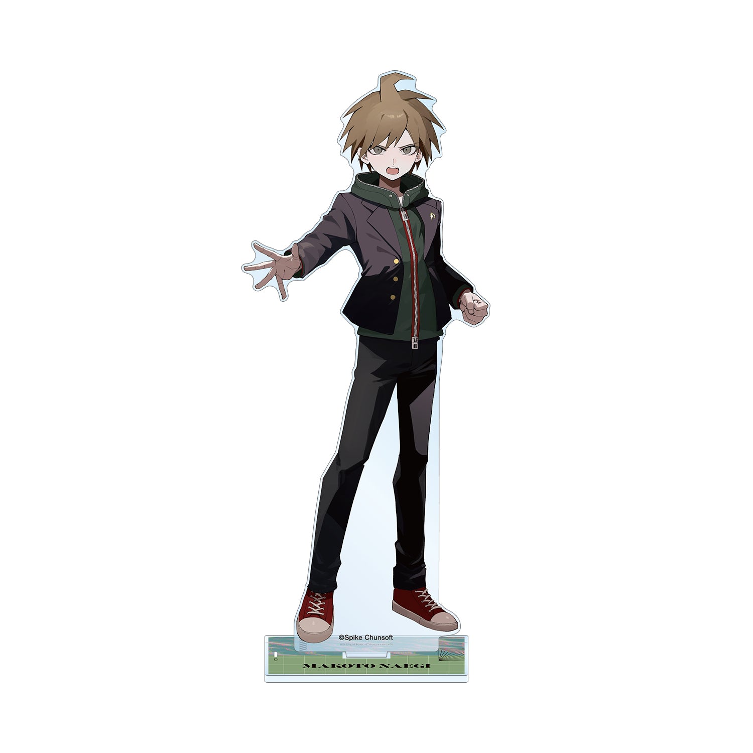 (Goods - Acrylic Stand) Danganronpa Series Exclusive Art Makoto Naegi Art by sakusya2 BIG Acrylic Stand
