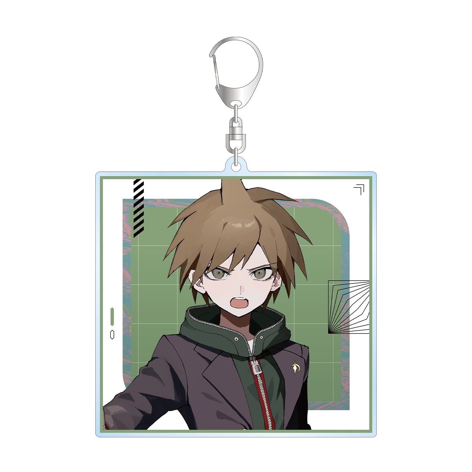 (Goods - Keychain) Danganronpa Series Exclusive Art Makoto Naegi Art by sakusya2 BIG Acrylic Keychain