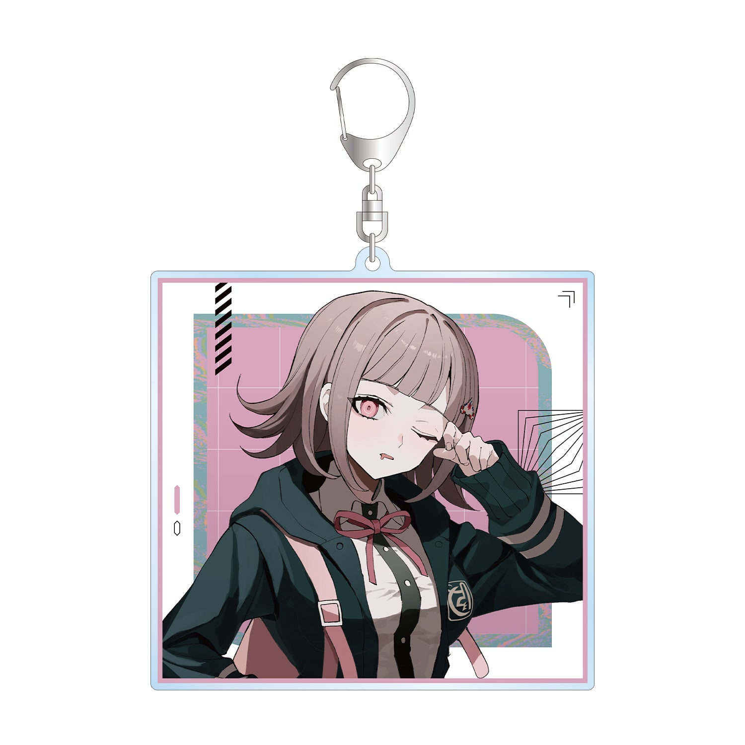 (Goods - Keychain) Danganronpa Series Exclusive Art Chiaki Nanami Art by sakusya2 BIG Acrylic Keychain