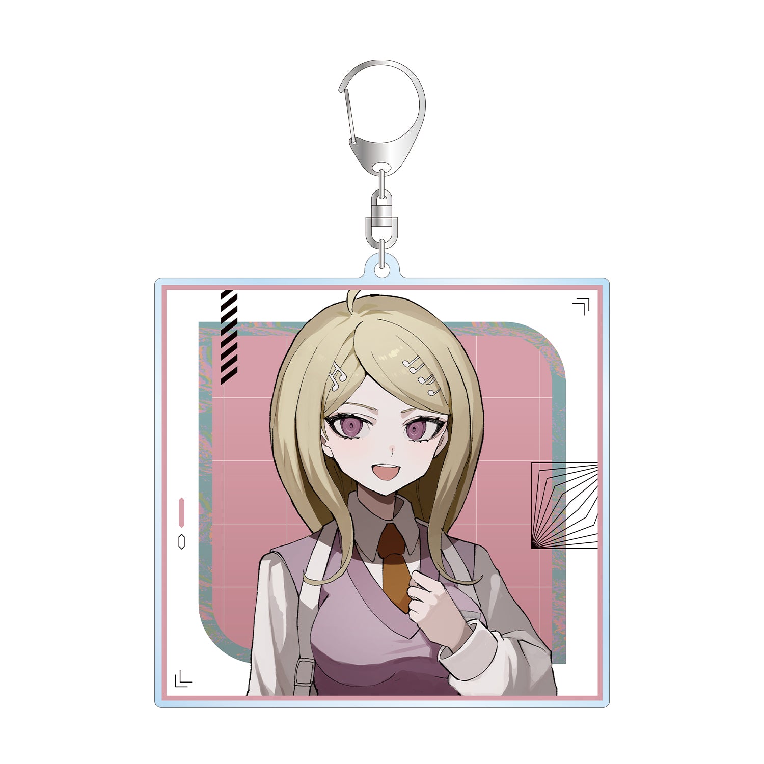 (Goods - Keychain) Danganronpa Series Exclusive Art Kaede Akamatsu Art by sakusya2 BIG Acrylic Keychain