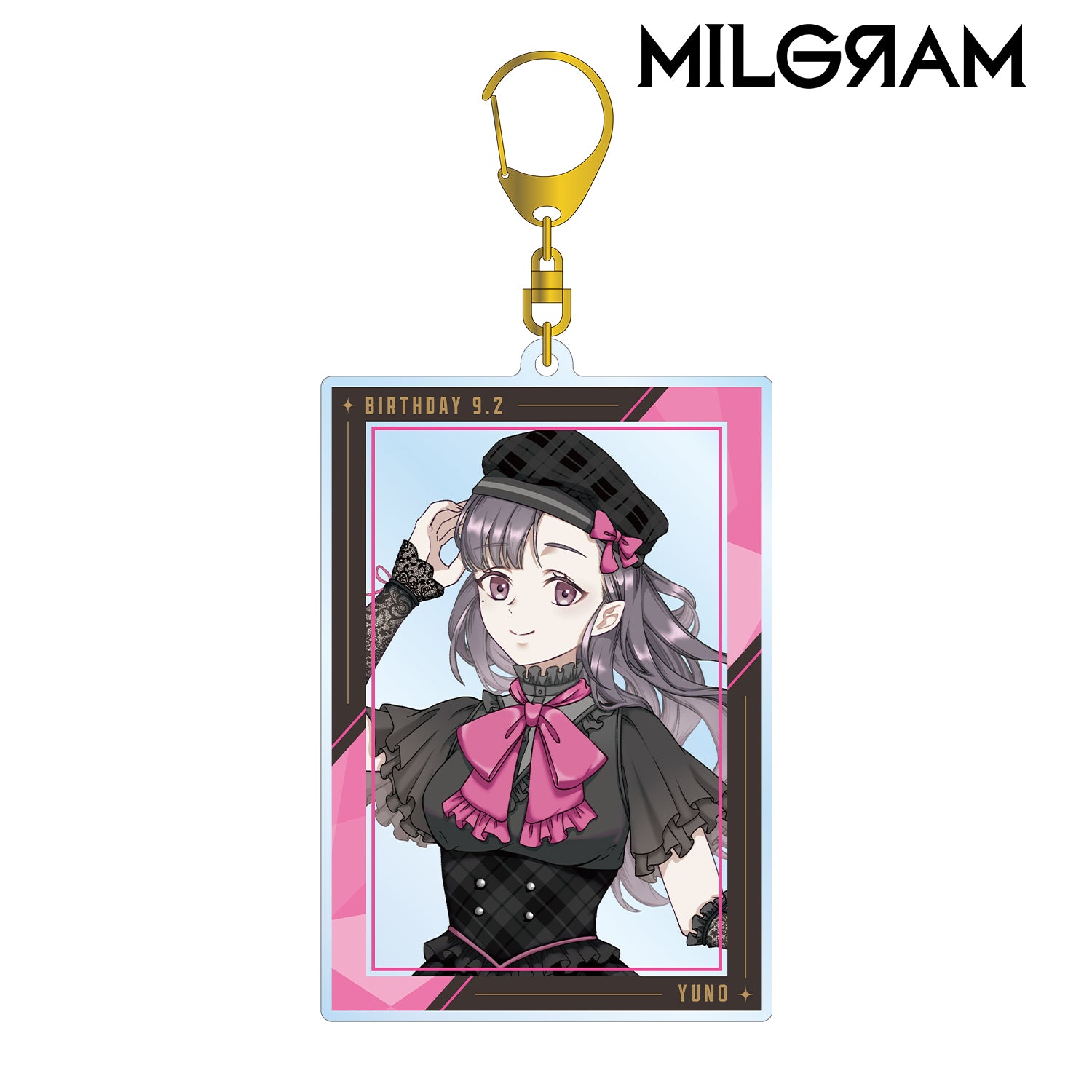 (Goods - Keychain) MILGRAM Exclusive Art Yuno Birthday ver. Vol.2 BIG Acrylic Keychain