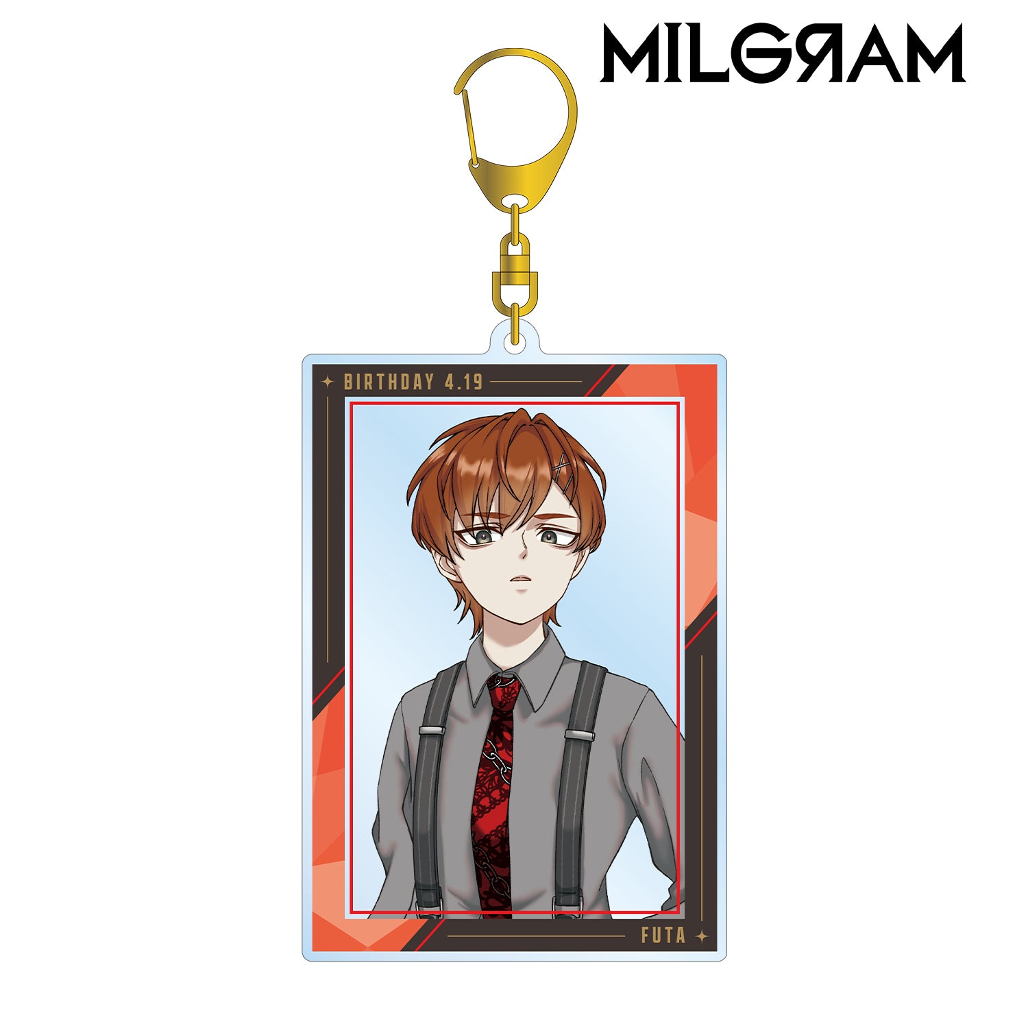 (Goods - Key Chain) MILGRAM Exclusive Art Futta Birthday ver. Vol.2 BIG Acrylic Key Chain