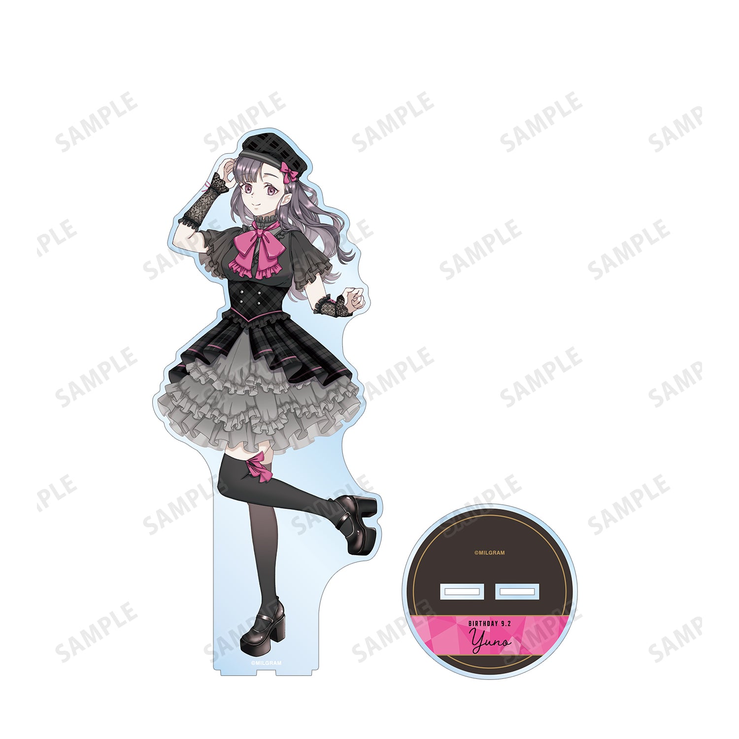 (Goods - Acrylic Stand) MILGRAM Exclusive Art Yuno Birthday ver. Vol.2 Large crylic Stand