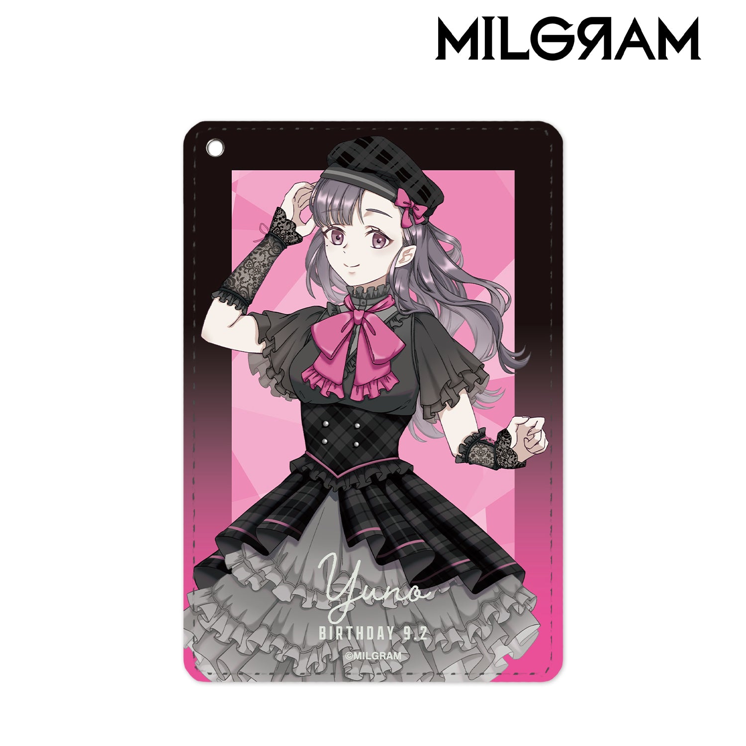 (Goods - Pass Case) MILGRAM Exclusive Art Yuno Birthday ver. Vol.2 1 Pocket Pass Case