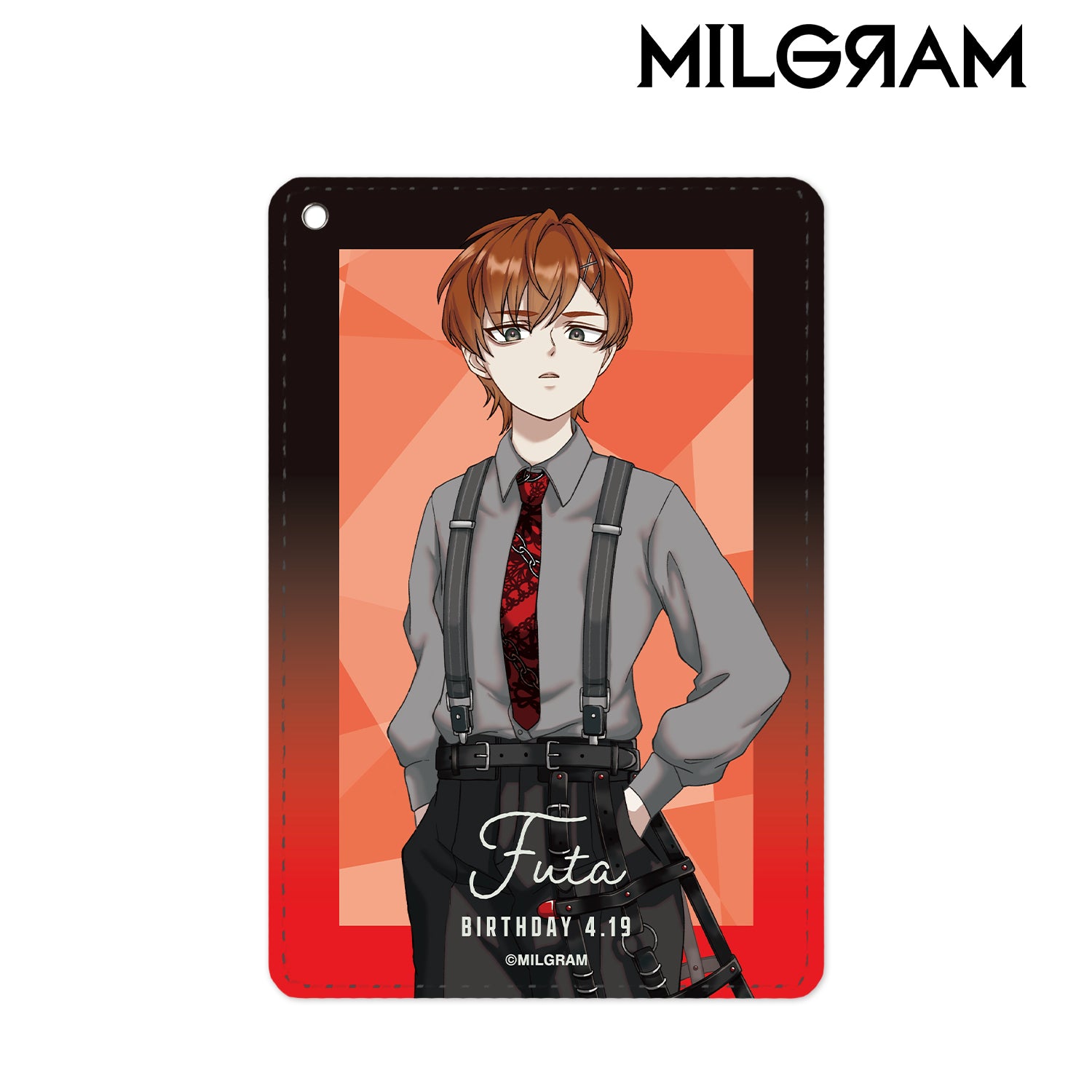 (Goods - Pass Case) MILGRAM Exclusive Art Futta Birthday ver. Vol.2 1 Pocket Pass Case