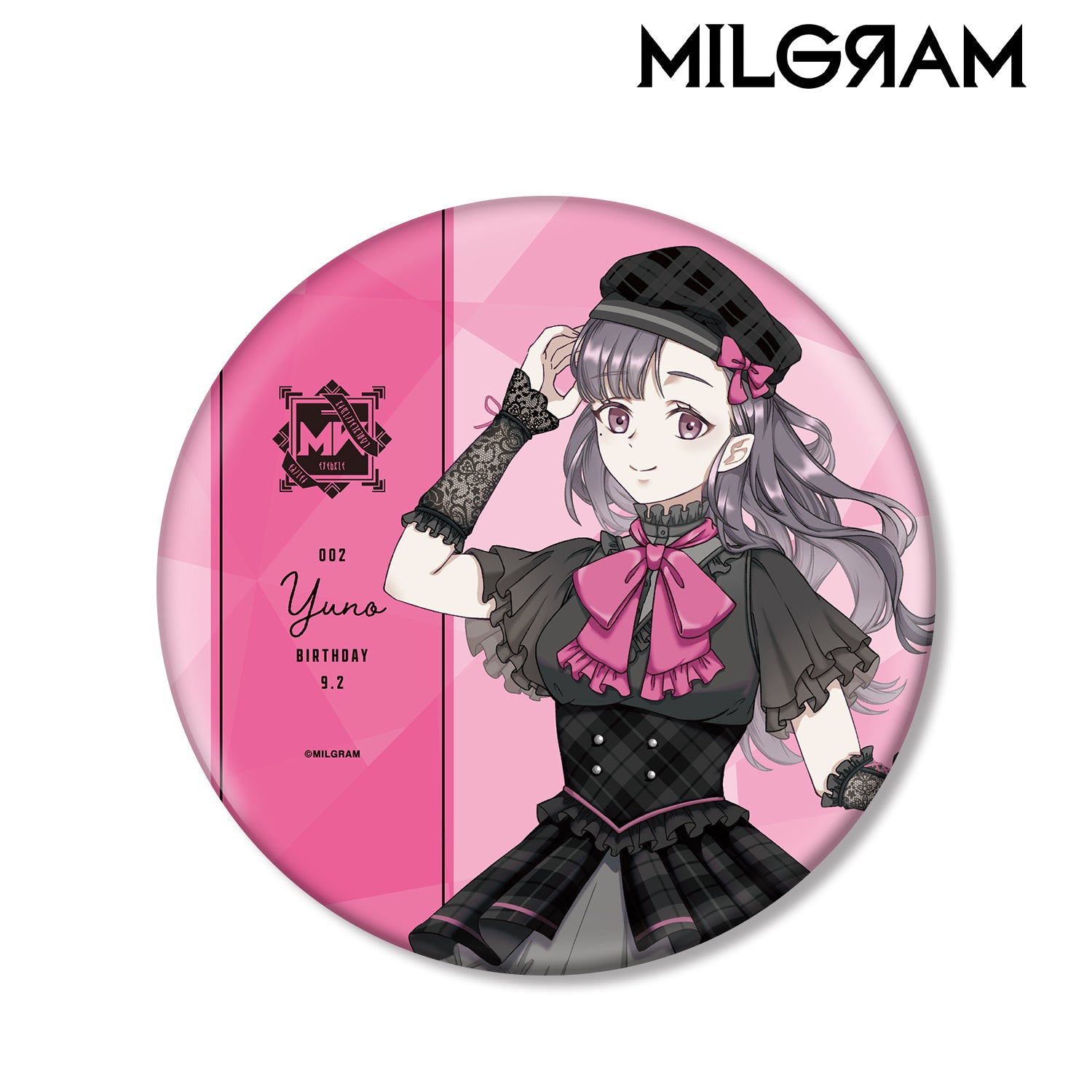 (Goods - Badge) MILGRAM Exclusive Art Yuno Birthday ver. Vol.2 BIG Button Badge