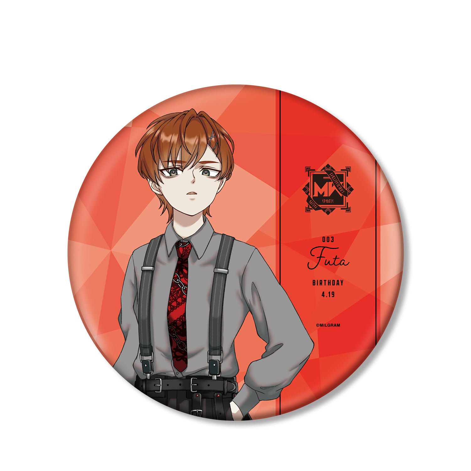 (Goods - Badge) MILGRAM Exclusive Art Futta Birthday ver. Vol.2 BIG Button Badge