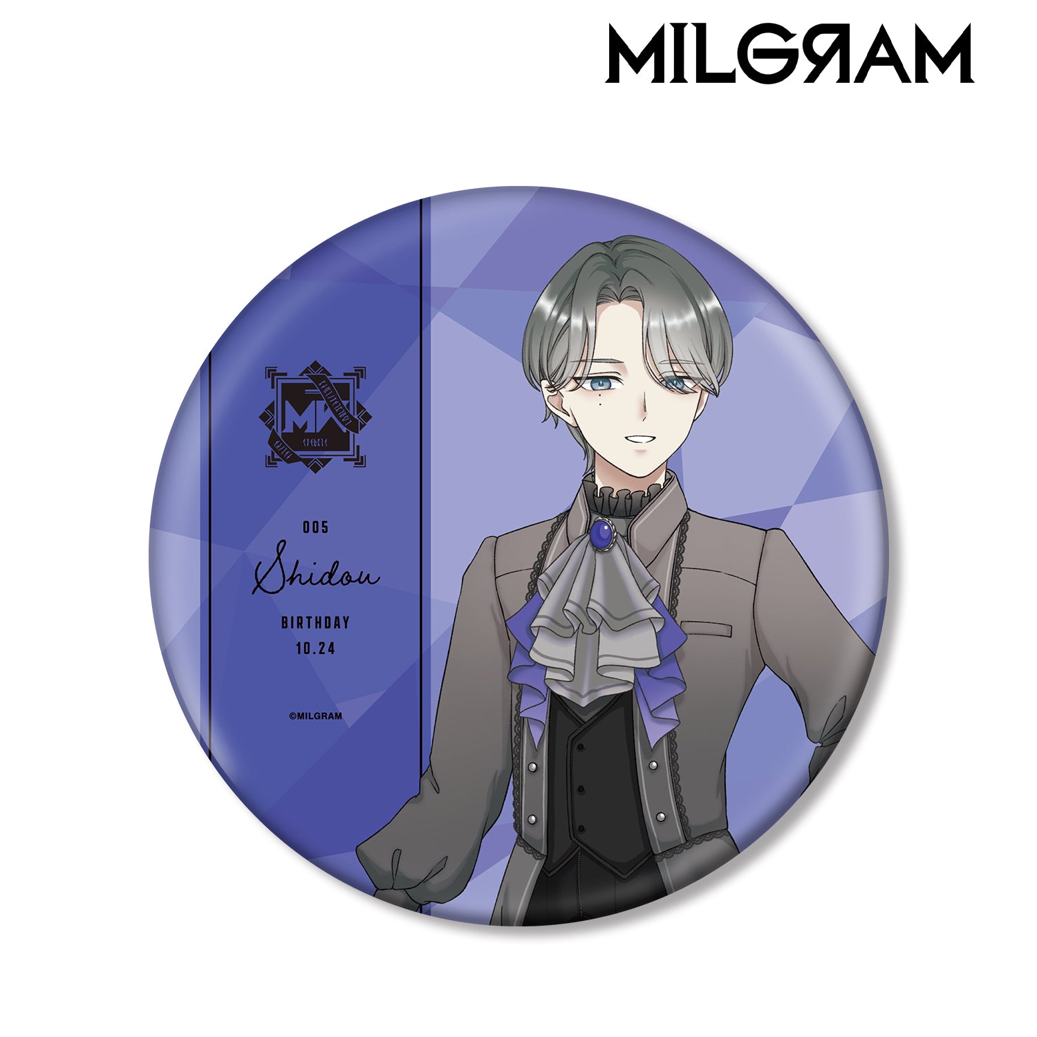 (Goods - Badge) MILGRAM Exclusive Art Shidou Birthday ver. Vol.2 BIG Button Badge
