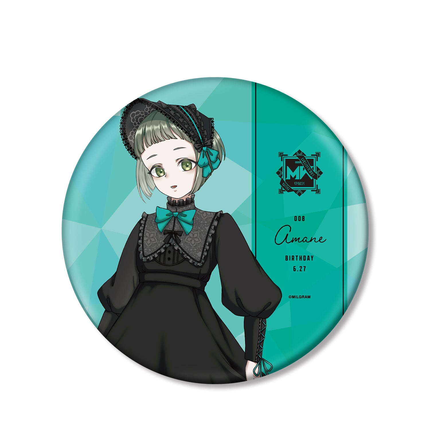 (Goods - Badge) MILGRAM Exclusive Art Amane Birthday ver. Vol.2 BIG Button Badge