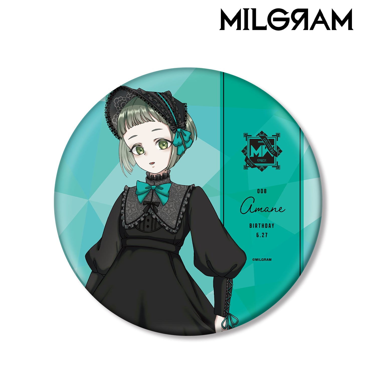 (Goods - Badge) MILGRAM Exclusive Art Amane Birthday ver. Vol.2 BIG Button Badge