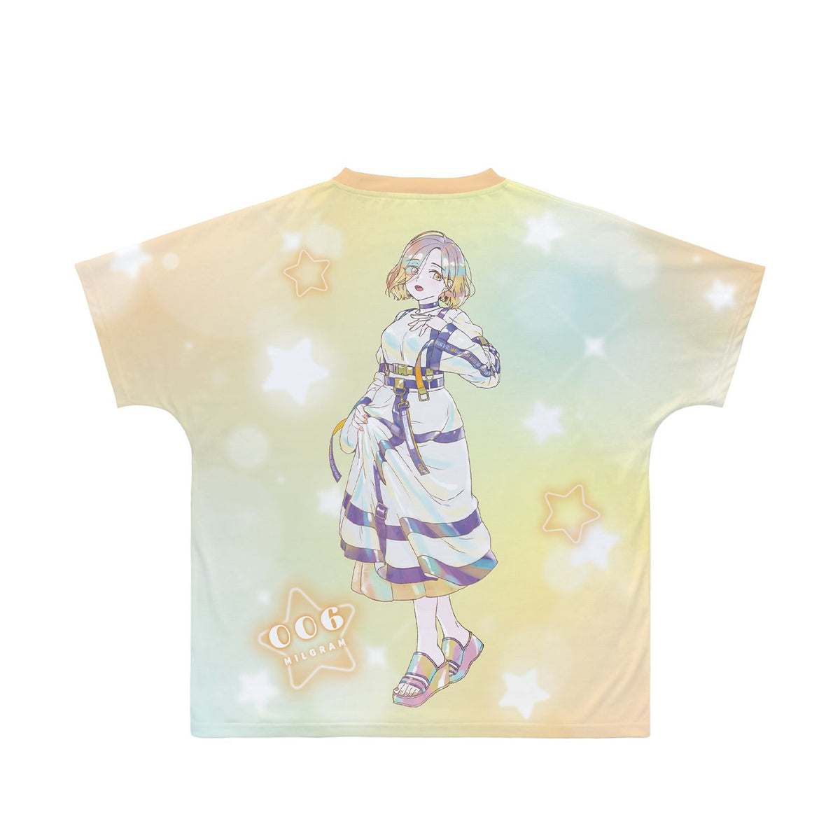 (Goods - Shirt) MILGRAM Mahiru Ani-Art KAWAII label Full Graphic T-shirt Unisex