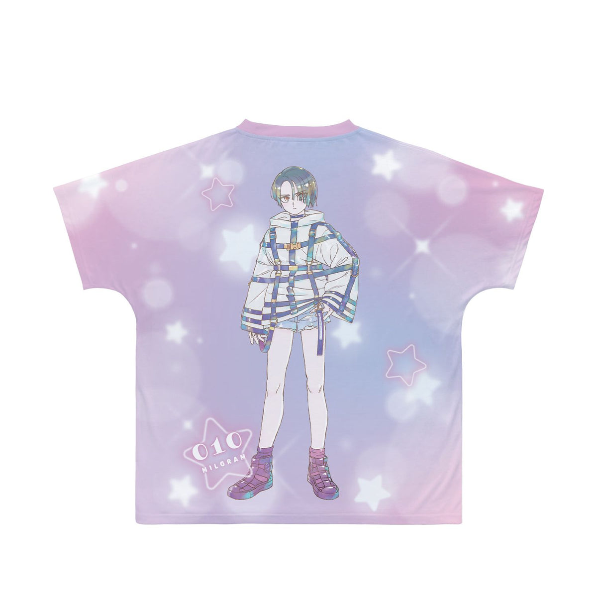 (Goods - Shirt) MILGRAM Kotoko Ani-Art KAWAII label Full Graphic T-shirt Unisex