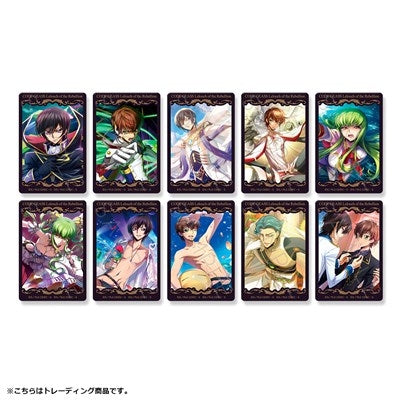 (1BOX=10)(Goods - Sticker) CODE GEASS Lelouch of the Rebellion Clear Card Sticker B (10 Types Trading) (animate Advance Sales)
