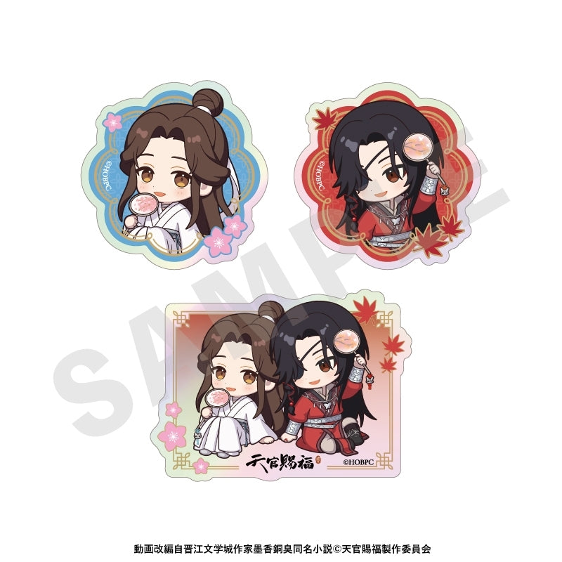 (Goods - Sticker) Heaven Official's Blessing Chibi Iridescent Sticker Set