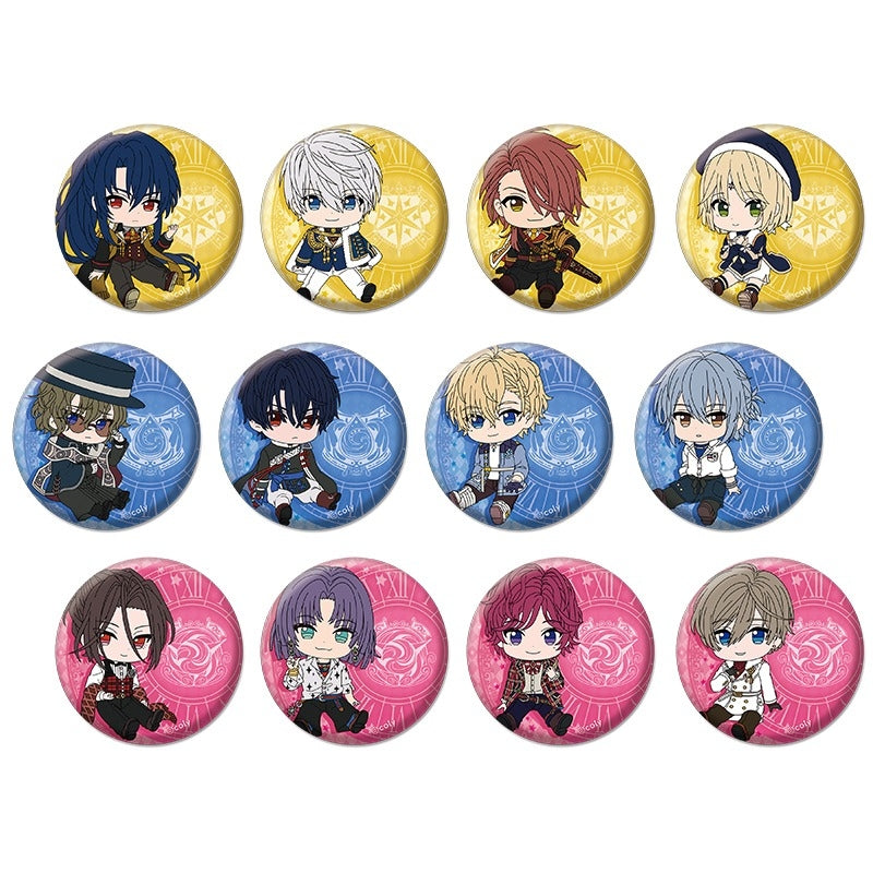 (1BOX=12)(Goods - Badge) Promise of Wizard Petanko Trading Button Badge vol. 1