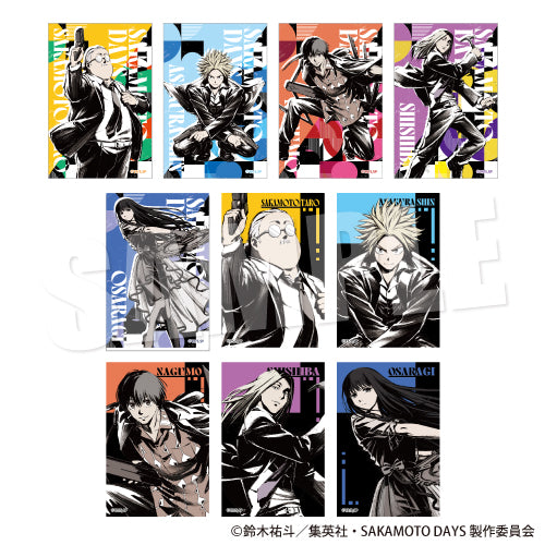 (1BOX=10)(Goods - Card) SAKAMOTO DAYS Trading Clear Card (Neo Painting ver.)