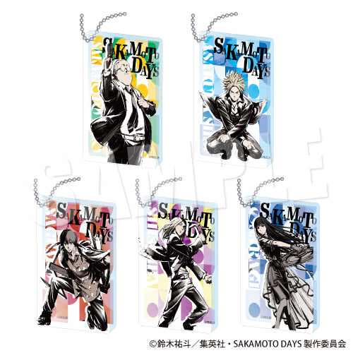(1BOX=5)(Goods - Keychain) SAKAMOTO DAYS Trading Acrylic Block Keychain (Neo Painting ver.)