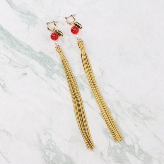 (Goods - Earrings) WIND BREAKER Hayato Suo Tassel Earrings
