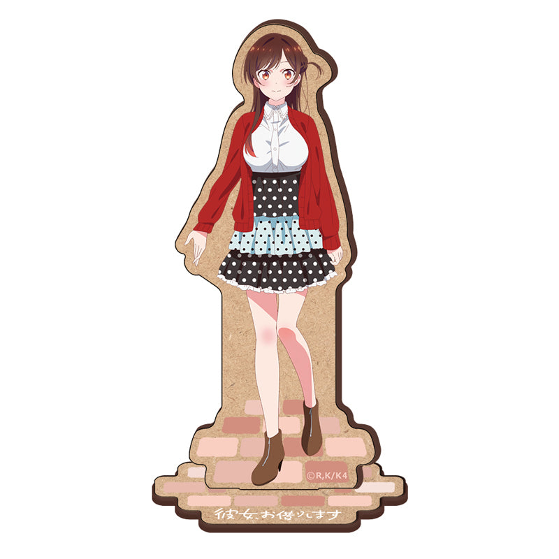 (Goods - Acrylic Stand) TV Anime Rent-A-Girlfriend Season 4 Wooden Chara Stand Chizuru Mizuhara