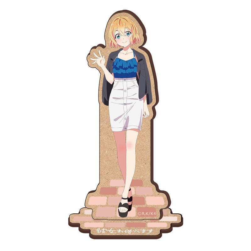 (Goods - Acrylic Stand) TV Anime Rent-A-Girlfriend Season 4 Wooden Chara Stand Mami Nanami