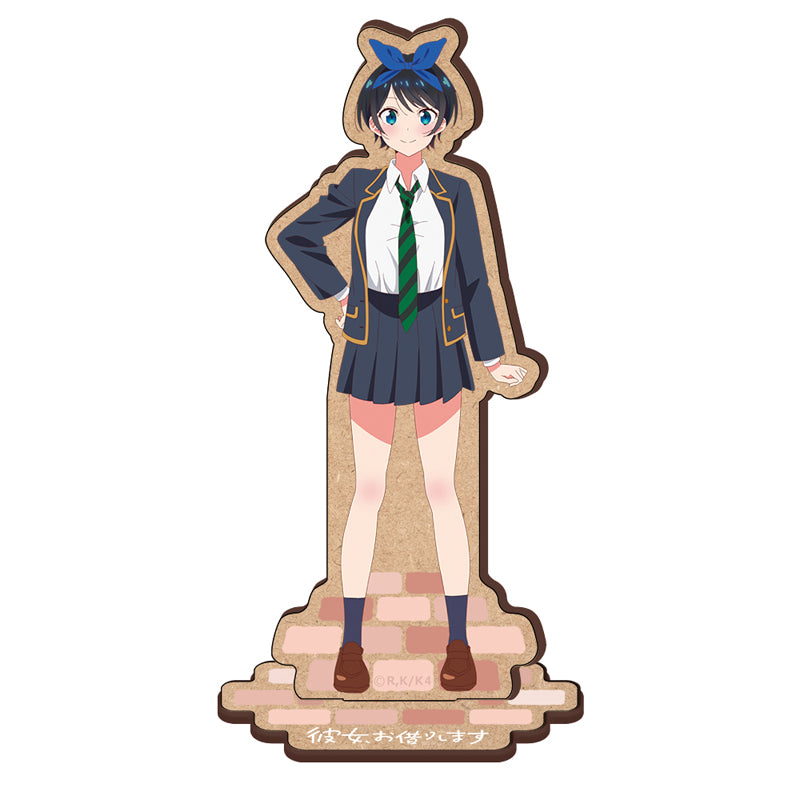 (Goods - Acrylic Stand) TV Anime Rent-A-Girlfriend Season 4 Wooden Chara Stand Ruka Sarashina