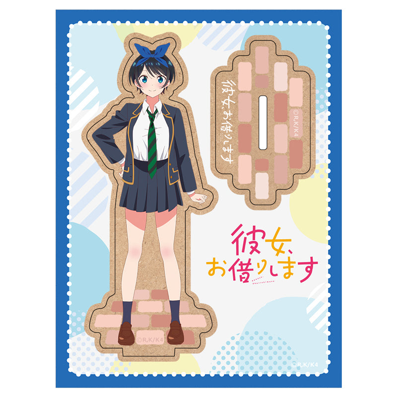 (Goods - Acrylic Stand) TV Anime Rent-A-Girlfriend Season 4 Wooden Chara Stand Ruka Sarashina